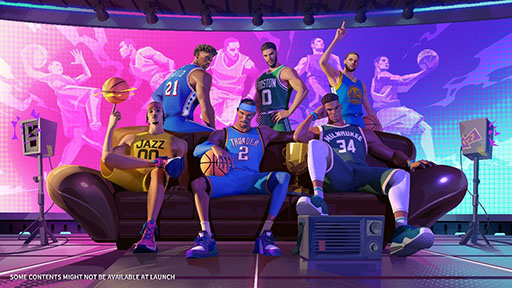 画像ギャラリー No.002のサムネイル画像 / 「NBA」公認のスマホ向け3on3ストリートバスケットボール「NBAダンクシティ」，日本向けのサービスが決定