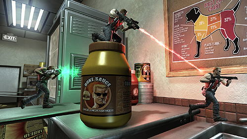 画像集#004のサムネイル/デュークだらけの暑苦しいビジュアルに期待が膨らむ。「Duke Nukem Forever」，マルチプレイモードの様子を収録したスクリーンショットを公開