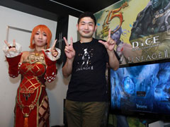 「リネージュ2×インターネットカフェ DiCEコラボ」内覧会の模様をお届け。DiCEで「リネ2」を遊んでアクリルフィギュアをもらおう!