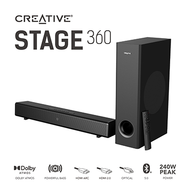 画像集#001のサムネイル/Creative，「Dolby Atmos」対応で税込2万7800円のサウンドバーを国内発売