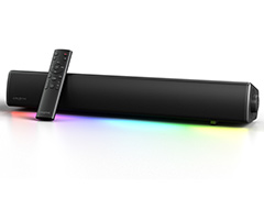 机上に置くにもテレビの下に置くにも適したゲーマー向けサウンドバー「Sound Blaster GS5」が発売に