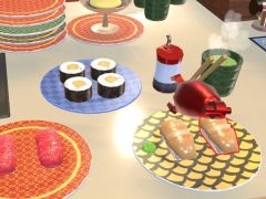 最大4人で自由に回転寿司を楽しむシミュレータ「ただお寿司食べよう！」，Steamストアページを公開。リリース予定日は5月27日