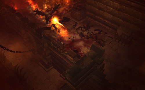 画像集#004のサムネイル/「Diablo III」のキャラクタークラス“Demon Hunter”のインプレッションを掲載。敵同士をチェーンでつなぎ，攻撃を食らわせよう