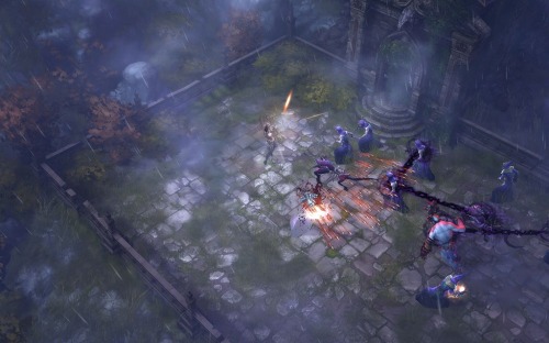 画像集#007のサムネイル/「Diablo III」のキャラクタークラス“Demon Hunter”のインプレッションを掲載。敵同士をチェーンでつなぎ，攻撃を食らわせよう