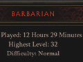 トータル12時間29分。爆速で「Diablo III」のNormalモードをクリアしたと思われるデータが公開