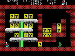 「J.P.ウィンクル(MSX版)」,プロジェクトEGGで配信開始。これぞ古き良き王道といえるサイドビューのアクションゲーム