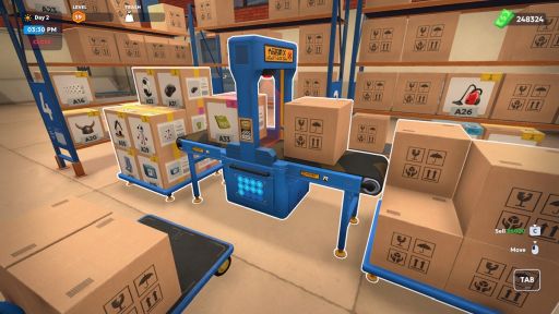 画像ギャラリー No.005のサムネイル画像 / ロボットを雇って自動化していく「Shipping Store Simulator 2037」，デモ版を配信開始。小さな集荷拠点から物流センターへと成り上がろう