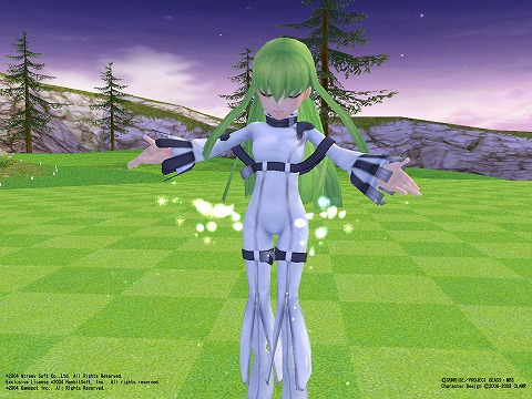 画像集#001のサムネイル/結ぶぞ，その契約！　「パンヤ」でコードギアス「ゼロ」「C.C.」の衣装を明日実装