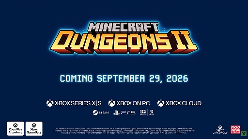 画像ギャラリー No.001のサムネイル画像 / 「Minecraft Dungeons II」,新たな要素や前作から進化したシステムを紹介する最新トレイラーを公開