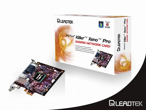画像集#001のサムネイル/Leadtekからゲーマー向けLANカード「Killer」が国内発売