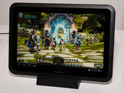 画像集#001のサムネイル/PCオンラインゲームがAndroidタブレットでプレイ可能になる&#33;&#63;　ドコモ「Xi」対応タブレット発表会レポート