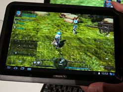 画像集#003のサムネイル/PCオンラインゲームがAndroidタブレットでプレイ可能になる&#33;&#63;　ドコモ「Xi」対応タブレット発表会レポート