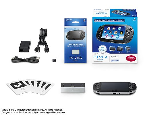 画像集#001のサムネイル/PS Vita本体とメモリーカード 32GBなどがセットになった「32GBボーナスパック」が11月15日,「みんなのGOLF 6」付き「スターターパック」が22日に発売