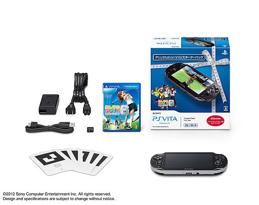 画像集#003のサムネイル/PS Vita本体とメモリーカード 32GBなどがセットになった「32GBボーナスパック」が11月15日,「みんなのGOLF 6」付き「スターターパック」が22日に発売
