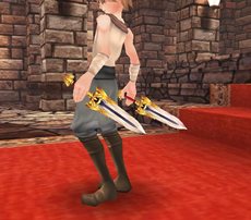 画像集#016のサムネイル/「ファンタジーアース ゼロ」スキルの発動で形状が変化する「モーション武器」が実装に。変化の様子をムービーでチェックしよう