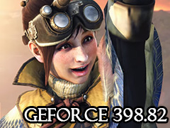 「MONSTER HUNTER: WORLD」最適化版となる「GeForce 398.82 Driver」が登場