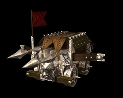 画像集#006のサムネイル/「蒼天」1月19日のアップデートで追加される対人兵器“戦車”のプレイムービーで，その活躍ぶりを確かめよう