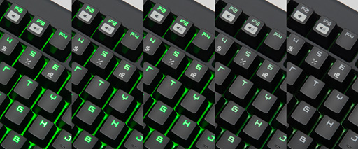 画像集#006のサムネイル/Razer独自の「緑軸」「オレンジ軸」メカニカルキースイッチは買いか？ ゲーマー向けキーボード「BlackWidow」の新モデルをテスト