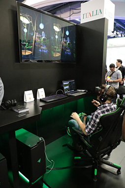 画像集 No.006のサムネイル画像 / ［GDC 2015］仮想現実対応デバイス統一規格を目指す「OSVR」の現状は？ 対応製品とデモの内容を探る