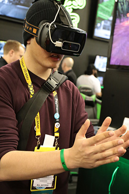 画像集 No.010のサムネイル画像 / ［GDC 2015］仮想現実対応デバイス統一規格を目指す「OSVR」の現状は？ 対応製品とデモの内容を探る