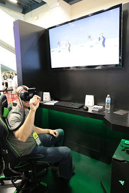 画像集 No.019のサムネイル画像 / ［GDC 2015］仮想現実対応デバイス統一規格を目指す「OSVR」の現状は？ 対応製品とデモの内容を探る