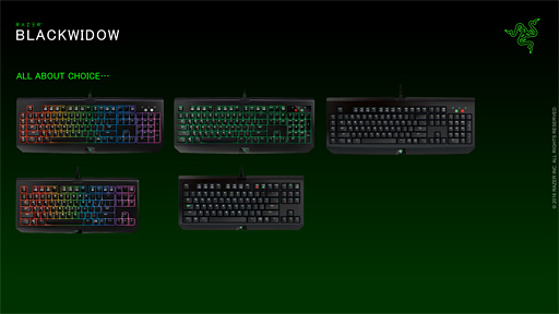 画像集 No.005のサムネイル画像 / Razerに聞くゲーマー向けキーボード新モデル「BlackWidow X」。オリジナルキースイッチは“第2世代”に