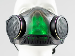 光るゲーマー向けマスク「Razer Zephyr」がやってきた。独特の外観を写真でチェック