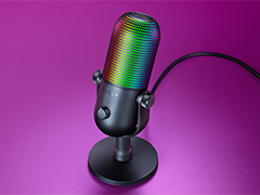 カラフルに光って配信映えを狙えるUSBマイク「Razer Siren V3 Chroma」が発売に。ゲーム画面や配信のエモートに反応して光る