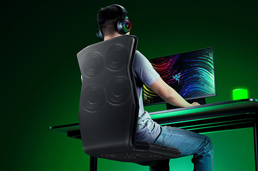 画像集 No.013のサムネイル画像 / ゲームに合わせて振動するヘッドセットやクッションなど，Razerが独自イベントで新製品を発表