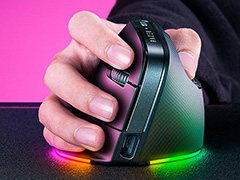手首の疲れに悩むゲーマーに朗報? 縦型ワイヤレスマウス「Razer Pro Click V2 Vertical」が発表に