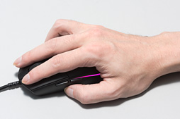 画像集 No.045のサムネイル画像 / 「Pro Gaming Mouse」レビュー。Logicool G初の「PRO」マウス，性能は文句なしだが……