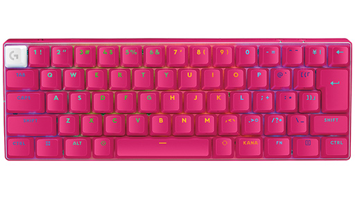 画像集 No.004のサムネイル画像 / 光学式キースイッチ採用の60％ワイヤレスキーボード「PRO X 60」がロジクールから5月16日に国内発売決定