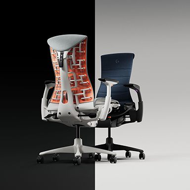 画像ギャラリー No.001のサムネイル画像 / Herman Millerのゲーマー向けチェア「Embody Gaming Chair」に2色の新色が追加。価格は約30万円