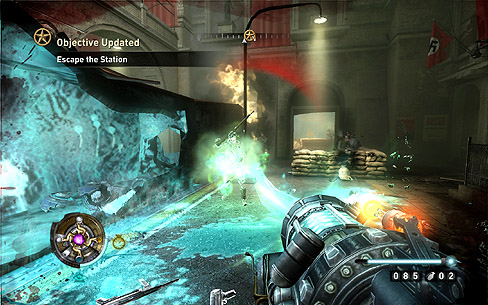 画像集#003のサムネイル/オカルトパワーでドイツ軍を殲滅。ActivisionのFPS，「Wolfenstein」のデモ版を4GamerにUp