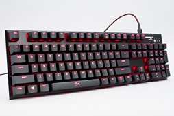 画像集 No.002のサムネイル画像 / 「HyperX Alloy FPS Mechanical Gaming Keyboard」レビュー。フローティングデザイン採用のCherry MX搭載モデル，その実力は