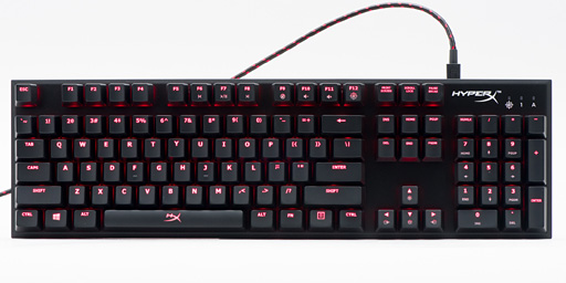 画像集 No.003のサムネイル画像 / 「HyperX Alloy FPS Mechanical Gaming Keyboard」レビュー。フローティングデザイン採用のCherry MX搭載モデル，その実力は
