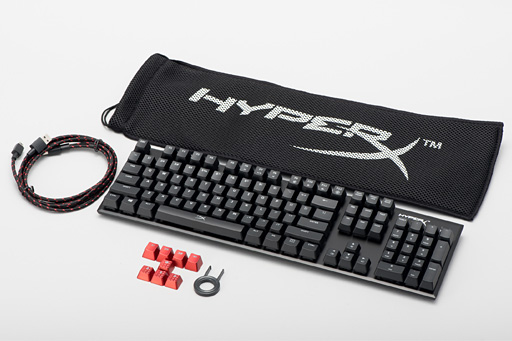 画像集 No.004のサムネイル画像 / 「HyperX Alloy FPS Mechanical Gaming Keyboard」レビュー。フローティングデザイン採用のCherry MX搭載モデル，その実力は