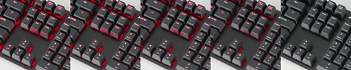 画像集 No.010のサムネイル画像 / 「HyperX Alloy FPS Mechanical Gaming Keyboard」レビュー。フローティングデザイン採用のCherry MX搭載モデル，その実力は
