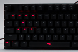 画像集 No.011のサムネイル画像 / 「HyperX Alloy FPS Mechanical Gaming Keyboard」レビュー。フローティングデザイン採用のCherry MX搭載モデル，その実力は