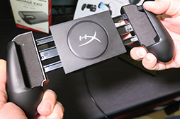 画像集#012のサムネイル/HyperX,Qi充電機能付きのヘッドセットやスマートフォン用グリップをCES 2020で発表。実機を写真でチェックしてみよう
