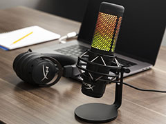 HyperX,LED内蔵で光るUSBマイク「QuadCast S」と,安価な7.1ch対応ヘッドセット「Cloud Stinger S」を発売
