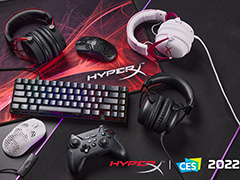 HyperX,最大300時間動作のワイヤレスヘッドセットや100時間動作のマウスなどをCES 2022で発表