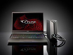 G-Tune,外付けCPU&GPU液冷ユニット付属の15.6型ゲームノートPCを発売
