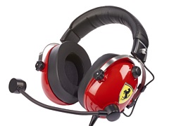Ferrariの公式ライセンスを取得したゲーマー向けヘッドセット「T.Racing Scuderia Ferrari Edition」がThrustmasterから11月20日に国内発売
