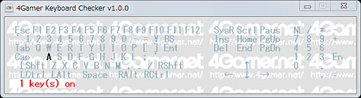 #005Υͥ/4Gamer Keyboard Checker׸ܡɤΥ륪СƱбåƤߤ褦 