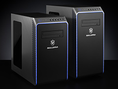 ゲームPC「GALLERIA」はゲーマーの「相棒」を目指す。サードウェーブが新しいブランドコンセプトと独自のPCケースを採用する新型PCを発表