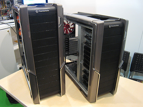 画像集#002のサムネイル/Thermaltake,冷却能力の高さを謳うケースや“冷蔵庫式”CPU冷却装置を公開