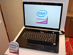 画像集#018のサムネイル/インテルの「Centrino 2」国内発表会に多数のGPU搭載ノートPCが登場