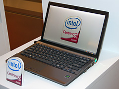 画像集#020のサムネイル/インテルの「Centrino 2」国内発表会に多数のGPU搭載ノートPCが登場