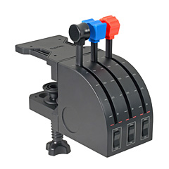 画像集#005のサムネイル/Saitek,フラシム用ヨーク&スロットルレバーのセットを2万7090円で国内発売